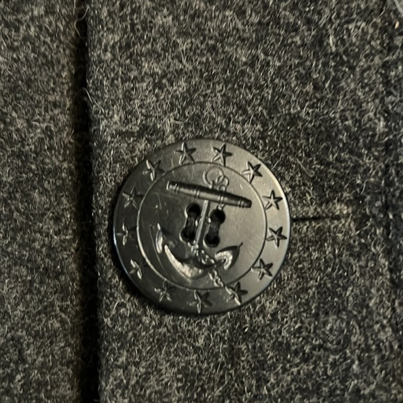 I. Spiewak & Sons Charcoal Gray wool blend Coat - Picture 3 of 11